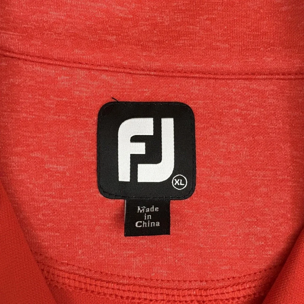 FootJoy 1/4 Zip Pullover Golf Vest Mens XL University Of Wisconsin Badgers Logo